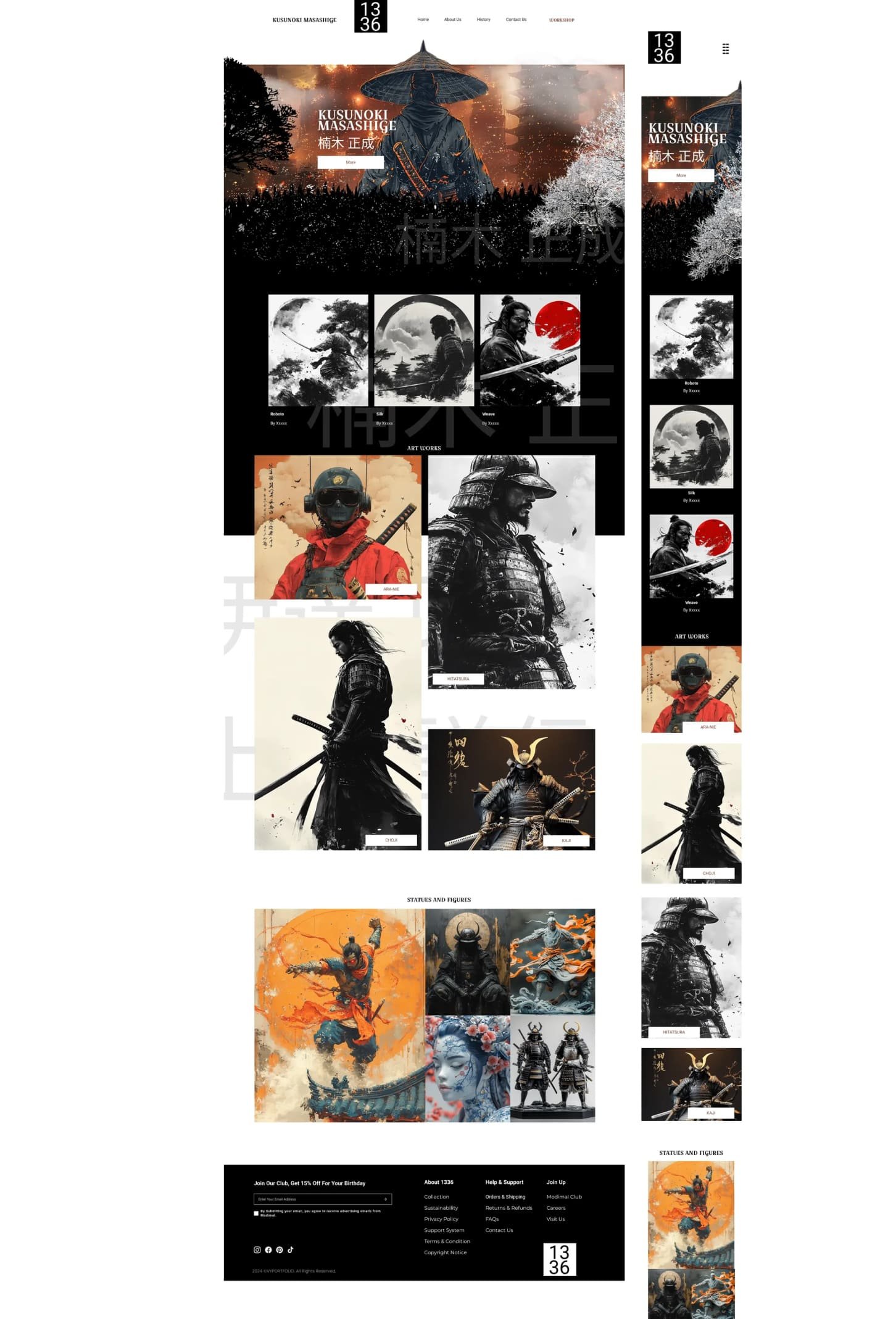 Kusunoki Masashige expanded presentation